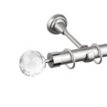 Galerie simpla bara simpla Cristal 25/19, metal, argintiu