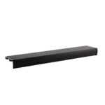 Sina perdea aluminiu dubla neagra design industrial modern
