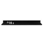 Sina Perdea Aluminiu Dubla Neagra – Design Industrial, Accesorii Incluse - imagine 4