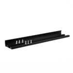 Sina Perdea Aluminiu Dubla Neagra – Design Industrial, Accesorii Incluse - imagine 3