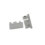 Galerie simpla cu canal de culisare inox, Seatle brush, Silver deschis - imagine 5