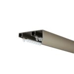 Sina perdea aluminiu dubla bronz stil clasic set accesorii incluse