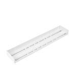 Sina Perdea Aluminiu Dubla Alba – Finisaj Minimalist, Accesorii Incluse - imagine 3