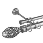 Galerie Dubla Argintiu Cap Toledo – Draperie Birou si Sufragerie, Montaj Perete