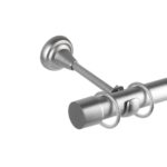 Galerie Simpla Argintiu Cap Dop – Voal Dormitor Modern, Montaj Perete