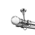 Galerie Dubla Argintiu Cap Cristal Odeon – Draperie Eleganta Camera, Prindere Tavan - imagine 24