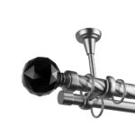 Galerie Dubla Argintiu Cap Cristal Odeon – Draperie Eleganta Camera, Prindere Tavan - imagine 31