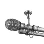 Galerie Dubla Argintiu Cap Cristal Odeon – Draperie Eleganta Camera, Prindere Tavan - imagine 34