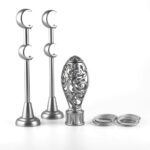 Galerie Dubla Argintiu Cap Toledo – Draperie Birou si Sufragerie, Montaj Perete - imagine 3