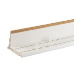 Sina perdea PVC dubla alba 2 canale tavan set accesorii incluse - imagine 14