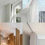 Sina Perdea Aluminiu Incastrabila Rigips – Set Complet Alba Neagra - imagine 6
