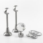 Galerie simpla bara simpla Cristal 25/19, metal, argintiu - imagine 2