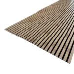 Riflaj Decorativ Stejar Natur 100×275 cm – Panou Riflat Living si Tavan - imagine 3