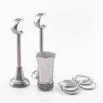 Galerie simpla bara simpla Pluto 25/19, metal, argintiu - imagine 2