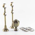 Galerie Dubla Auriu Antic Cap Pluton – Draperie Eleganta Living, Montaj Perete - imagine 2