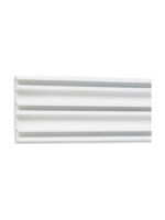 Sina perdea aluminiu tripla 3 canale pentru ferestre mari si draperii