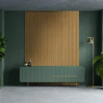 Riflaj Decorativ Maro Bambus 100×275 cm – Panou Riflat Japandi Living si Salon - imagine 3