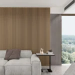 Riflaj Decorativ Maro Bambus 100×275 cm – Panou Riflat Japandi Living si Salon
