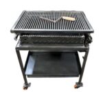 Gratar curte 70x50 cu inaltime reglabila , tabla de 3 mm , grill 6 mm