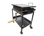 Gratar curte 70x50 cu inaltime reglabila , tabla de 3 mm , grill 6 mm