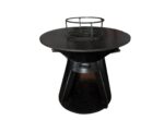 Gratar gradina con cu plita rotunda 1000 mm, H 950 mm, grosime plita 10 mm 2