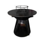 Gratar rotund cu plita 650 mm, H 900 mm, grosime plita 10 mm