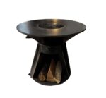 Gratar rotund cu plita 650 mm, H 900 mm, grosime plita 10 mm - imagine 2