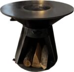 Gratar rotund cu plita rotunda 850 mm, H 950 mm, grosime plita 10 mm
