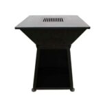 Gratar cu plita patrata 750x750 mm, H 950 mm, tabla 10mm