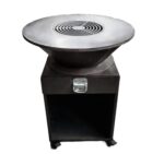 Gratar cu plita rotunda 650x950, tabla 10mm