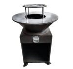 Gratar cu plita rotunda 650x950, tabla 10mm 2