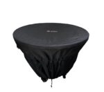 Husa impermeabila pentru gratar cu plita, diametru 75 cm, cu margine de lemn - imagine 2