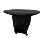 Husa impermeabila pentru gratar cu plita, diametru 75 cm, cu margine de lemn - imagine 3