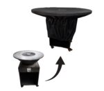 Husa impermeabila pentru gratar rotund cu plita, diametru 75 cm