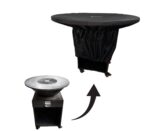 Husa impermeabila pentru gratar rotund cu plita, diametru 85 cm