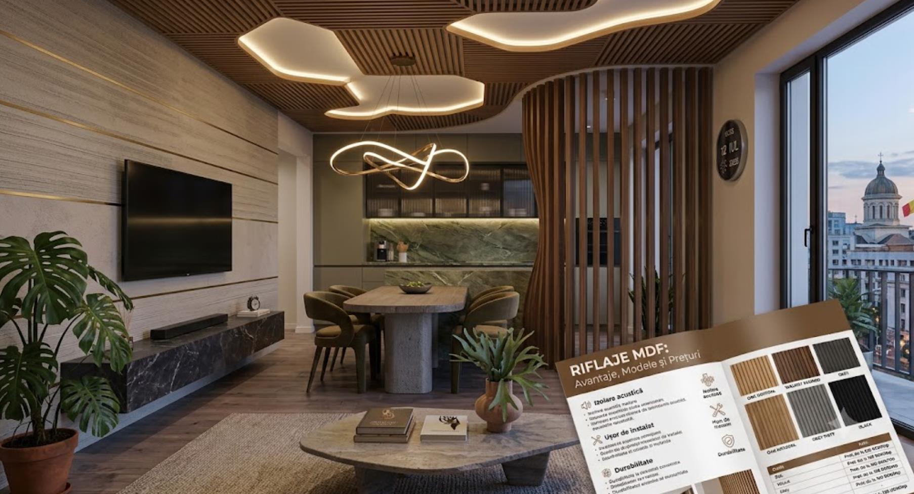 Pot folosi riflaje decorative pe tavan